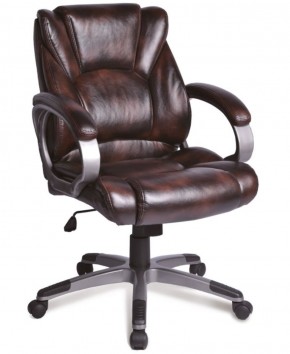 Кресло офисное BRABIX "Eldorado EX-504" (коричневое) 530875 в Ревде - revda.ok-mebel.com | фото