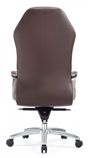 Кресло руководителя Бюрократ _AURA/BROWN коричневый в Ревде - revda.ok-mebel.com | фото 5