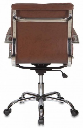Кресло руководителя Бюрократ CH-993-LOW/BROWN коричневый в Ревде - revda.ok-mebel.com | фото 4