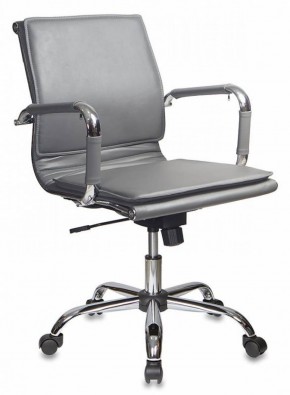 Кресло руководителя Бюрократ CH-993-LOW/GREY серый в Ревде - revda.ok-mebel.com | фото