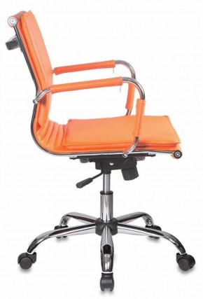 Кресло руководителя Бюрократ CH-993-LOW/ORANGE оранжевый в Ревде - revda.ok-mebel.com | фото 2