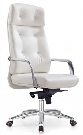 Кресло руководителя Бюрократ _DAO/WHITE белый в Ревде - revda.ok-mebel.com | фото