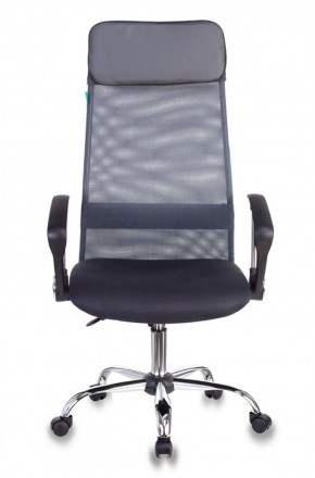 Кресло руководителя Бюрократ KB-6N/SL/DG/TW-12 серый в Ревде - revda.ok-mebel.com | фото 2