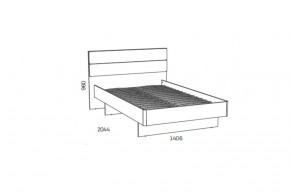 Кровать 1200х2000 "Морти" НМ 041.20 Х с основанием в Ревде - revda.ok-mebel.com | фото 7