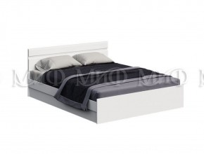 НЭНСИ NEW Кровать 1,4 м с ПМ (Белый глянец холодный/Белый) в Ревде - revda.ok-mebel.com | фото