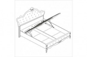 Кровать 1800 Мишель с мягким изголовьем в Ревде - revda.ok-mebel.com | фото 3