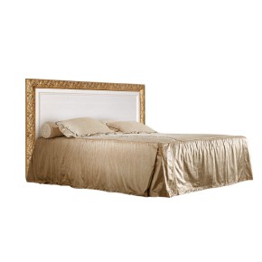 Кровать 2-х спальная (1,4 м)Тиффани штрих-лак/золото с подъемным механизмом (ТФКР140-2[7]) в Ревде - revda.ok-mebel.com | фото