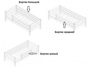 Кровать 2-х ярусная Сонечка с бортиками (лестница наклонная) в Ревде - revda.ok-mebel.com | фото 4