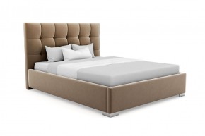 Кровать Асти интерьерная +основание (160х200) 4 кат. ткани в Ревде - revda.ok-mebel.com | фото