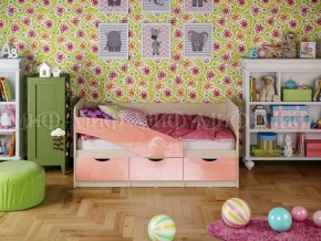 Кровать Бабочки (Розовый металлик) 1600 в Ревде - revda.ok-mebel.com | фото