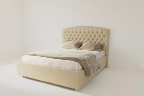 Кровать Берлин без основания 1600 (экокожа бежевая) в Ревде - revda.ok-mebel.com | фото