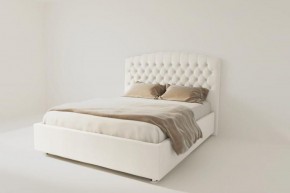 Кровать Берлин без основания 1600 (экокожа белая) в Ревде - revda.ok-mebel.com | фото