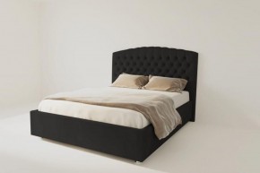 Кровать Берлин без основания 1600 (экокожа кольт ч) в Ревде - revda.ok-mebel.com | фото