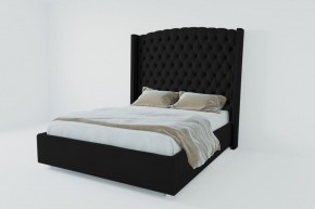Кровать Берлин ЛЮКС с ПМ 2000 (экокожа кольт ч) в Ревде - revda.ok-mebel.com | фото 2