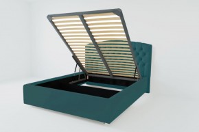 Кровать Берлин с ПМ 900 (велюр бирюзовый) в Ревде - revda.ok-mebel.com | фото