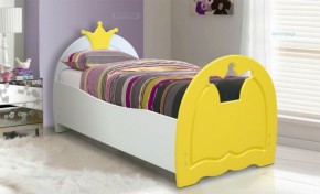 Кровать детская Корона (700*1400) МДФ матовый в Ревде - revda.ok-mebel.com | фото