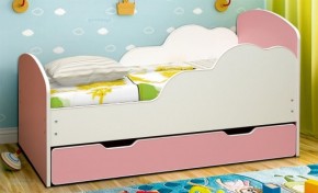 Кровать детская Облака №1 (700*1400) ЛДСП в Ревде - revda.ok-mebel.com | фото