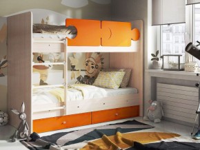 Кровать двухъярусная "Тетрис" (щиты) с бортиками + ящики в Ревде - revda.ok-mebel.com | фото 5