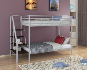 Кровать двухъярусная "Толедо" Серый/Венге в Ревде - revda.ok-mebel.com | фото