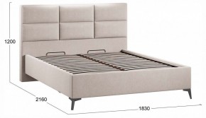 Кровать двуспальная Делана с ПМ Тип 1 в Ревде - revda.ok-mebel.com | фото 4