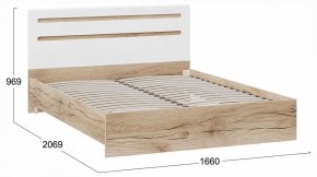 Кровать двуспальная Фьюжн ТД-260.01.03 в Ревде - revda.ok-mebel.com | фото 3