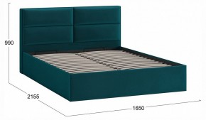 Кровать двуспальная Глосс с ПМ Тип 1 в Ревде - revda.ok-mebel.com | фото 4