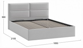 Кровать двуспальная Глосс с ПМ Тип 1 в Ревде - revda.ok-mebel.com | фото 4