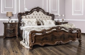 Кровать двуспальная Илона с мягким изголовьем (1800) караваджо в Ревде - revda.ok-mebel.com | фото 1