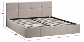Кровать двуспальная Лора с ПМ в Ревде - revda.ok-mebel.com | фото 4