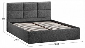 Кровать двуспальная Стелла с ПМ Тип 1 в Ревде - revda.ok-mebel.com | фото 4
