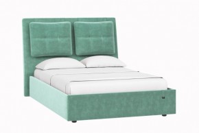Кровать Ester 1400 с основанием и ПМ (Ультра Минт) в Ревде - revda.ok-mebel.com | фото