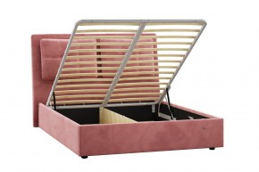Кровать Ester 1600 с основанием и ПМ (Ультра коралл) Модель 311 в Ревде - revda.ok-mebel.com | фото 2