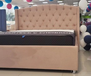 Кровать Франческа + Решетка+ПМ (1600) *БЕЗ ДНА в Ревде - revda.ok-mebel.com | фото 2
