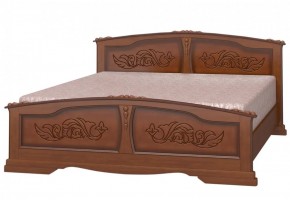 ЕЛЕНА Кровать из массива 1200 (Орех) в Ревде - revda.ok-mebel.com | фото