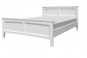 ГРАЦИЯ-4 Кровать из массива 1600 (Белый античный) в Ревде - revda.ok-mebel.com | фото