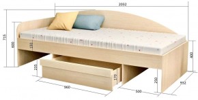 Кровать Изгиб в Ревде - revda.ok-mebel.com | фото 2