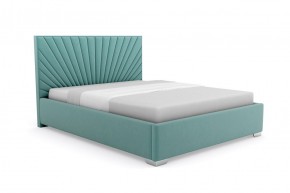 Кровать Кения интерьерная +основание (90х200) 5 кат. ткани в Ревде - revda.ok-mebel.com | фото