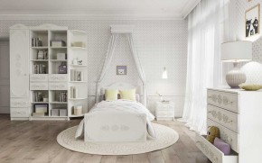 KI-KI КРД900.1 Кровать 900 (белый/белое дерево) в Ревде - revda.ok-mebel.com | фото 3