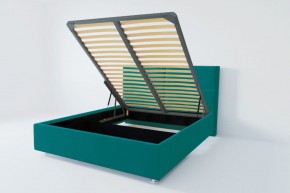 Кровать Корсика с ПМ 1600 (велюр бирюзовый) в Ревде - revda.ok-mebel.com | фото