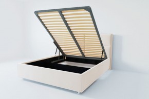 Кровать Корсика с ПМ 1800 (экокожа белая) в Ревде - revda.ok-mebel.com | фото