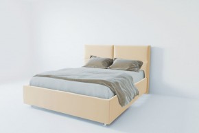 Кровать Корсика с ПМ 800 (экокожа бежевая) в Ревде - revda.ok-mebel.com | фото 2