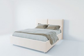 Кровать Корсика с ПМ 800 (экокожа белая) в Ревде - revda.ok-mebel.com | фото 2