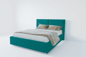 Кровать Корсика с ПМ 800 (велюр бирюзовый) в Ревде - revda.ok-mebel.com | фото 2