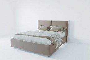 Кровать Корсика с ПМ 800 (велюр светло-серый) в Ревде - revda.ok-mebel.com | фото 2