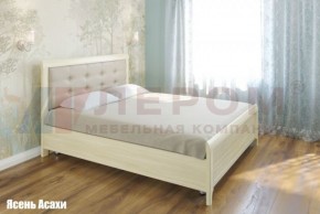 Кровать КР-2034 с мягким изголовьем в Ревде - revda.ok-mebel.com | фото 2