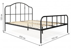 Кровать Милена 160х200 черная в Ревде - revda.ok-mebel.com | фото 2