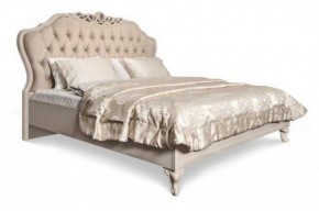 Кровать Мокко 1800 с мягким изголовьем + основание (бежевый) в Ревде - revda.ok-mebel.com | фото