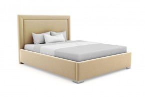 Кровать Морена интерьерная +основание (140х200) 1 кат. ткани в Ревде - revda.ok-mebel.com | фото