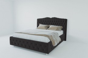 Кровать Нягань с ПМ 1600 (экокожа кольт ч) в Ревде - revda.ok-mebel.com | фото 2