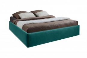 Кровать Подиум с ПМ 1600 (велюр бирюзовый) в Ревде - revda.ok-mebel.com | фото 1